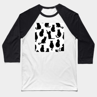 Black cats Baseball T-Shirt